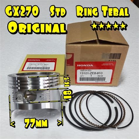 Jual Gx Size Ring Tebal Seher Piston With Ring Honda Gx Gx