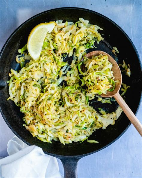 Perfect Sauteed Cabbage Healthy Side Dish A Couple Cooks