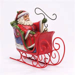 The Collectors Hub Jim Shore Santa In Sleigh Figurine 44 95