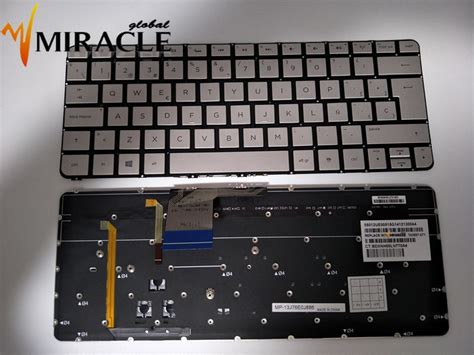 Teclado HP Spectre XT Pro Ultrabook 13 3000 13t 3000 Color Plateado