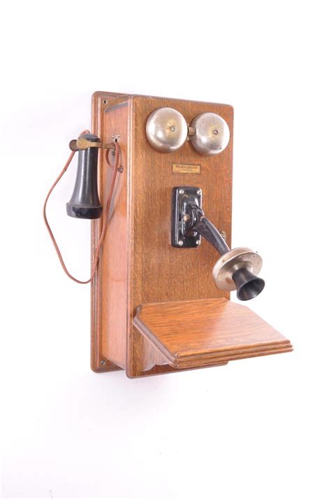 Sold Price Antique Western Electric Oak Wall Mounted Telephone