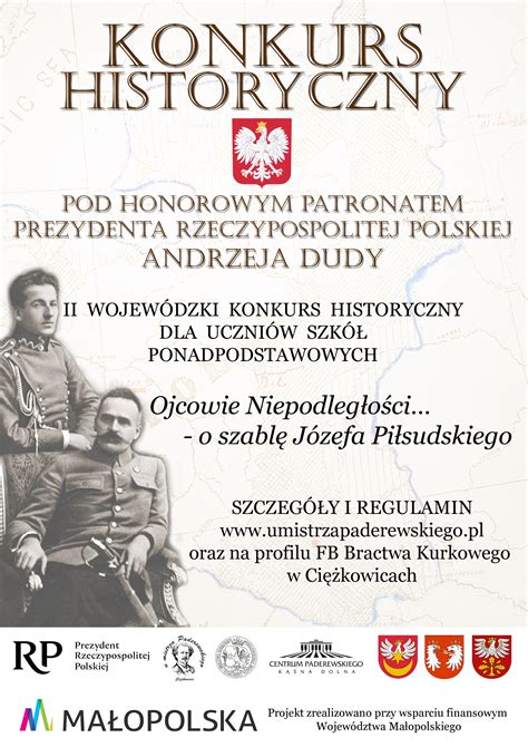 II Wojewódzki Konkurs Historyczny Ojcowie Niepodległości o szablę