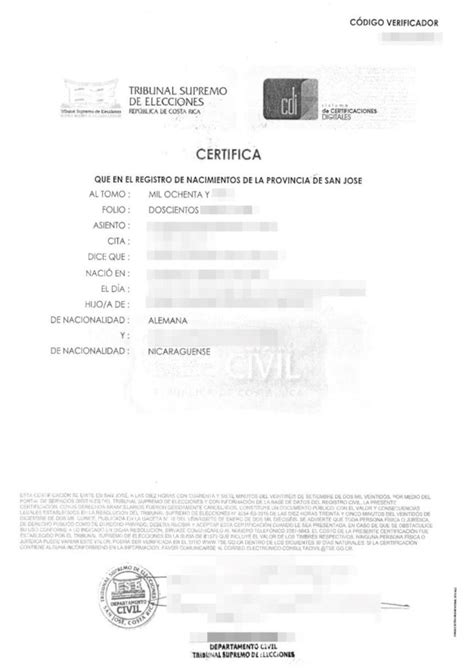 Birth Certificate Page 2 Of 3 Sworn Translation