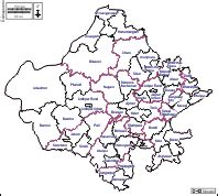 Blank Political Map Of Rajasthan