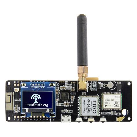 T Beam V Meshtastic Esp Lora Development Board With Gps Oled Display