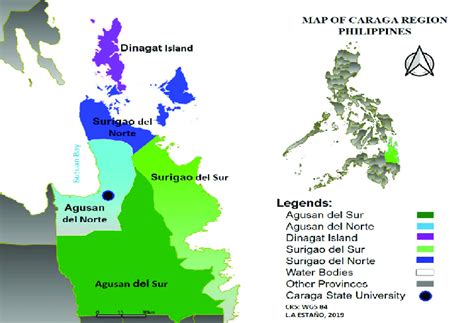 Map Of The Caraga Region Philippines Download Scientific Diagram