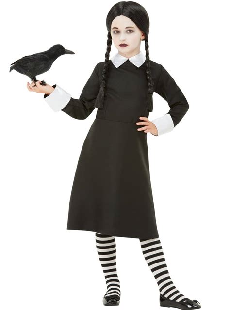 Wednesday Addams Costume Girls Wednesday Halloween Costume