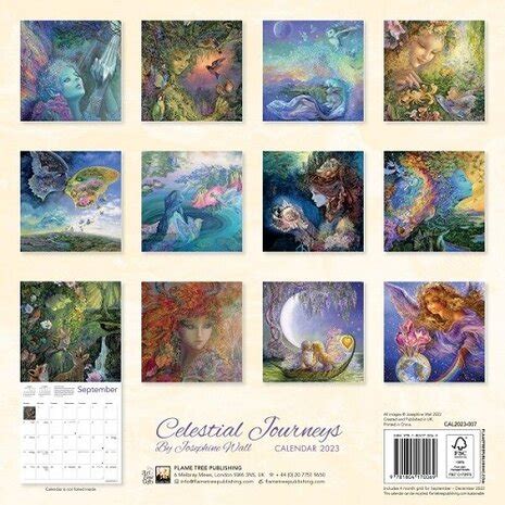 Josephine Wall Celestial Journeys Calendar 2023 Fantasyshop Fairyland