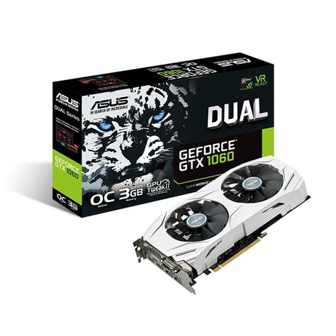 Placa De Vídeo Nvidia Geforce Gtx 1060 3gb Pci E Asus Dual