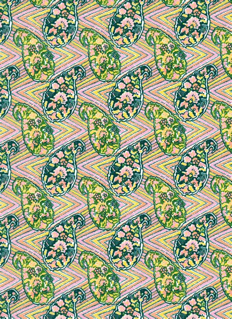 Zig Zag Paisley C Organic The Strawberry Thief