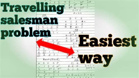 Travelling Salesman Problem Using Branch And Bound Method Easiest Way To Solve Operations