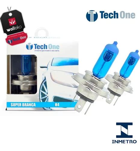 Par Lampada Super Branca H K Tipo Xenon V W Techone