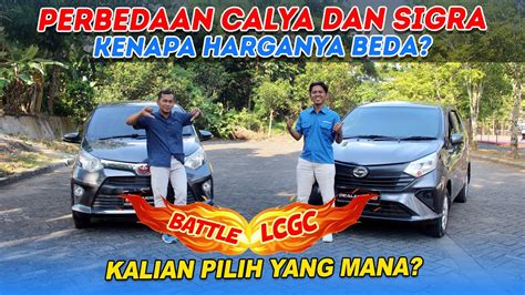 KUPAS Perbedaan Toyota Calya Vs Daihatsu Sigra Mobil Keluarga Murah