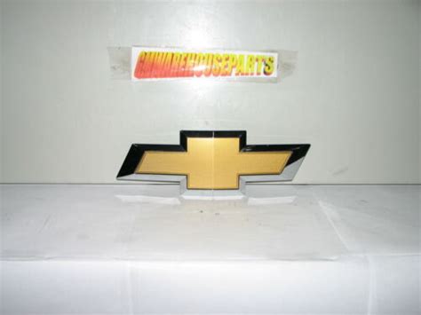 Silverado Grille Chrome Gold Bowtie Emblem New Gm