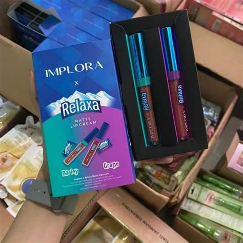 Jual Implora X Relaxa Matte Lipcream Limited Edition Shopee Indonesia