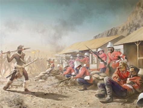 The Battle Of Rorke S Drift Was A Battle In The Anglo Zulu War The