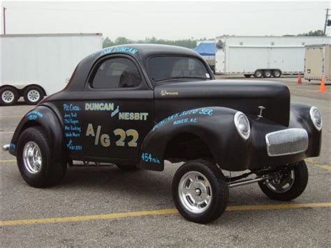 1940 1941 Willys Gassers Fast Times Rods Hot Rod Cars 41 Willys Willys Gasser Classic