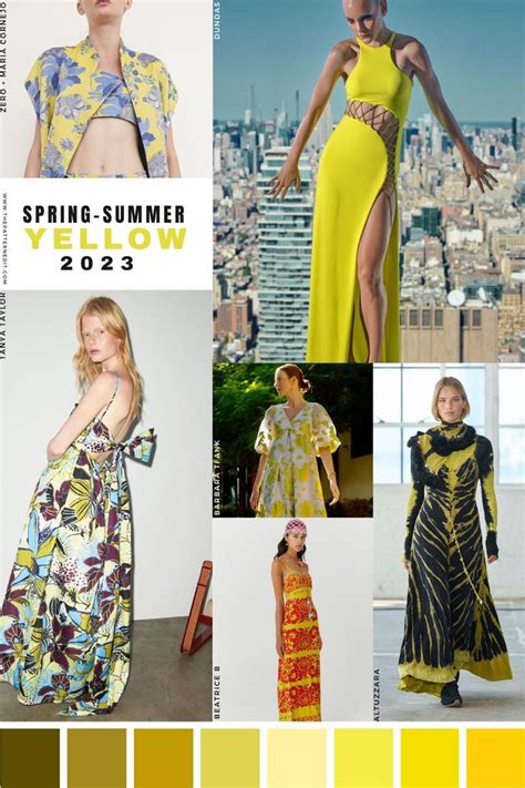 Spring Summer 2023 Color Trends Fashion Yellow Lime Artofit