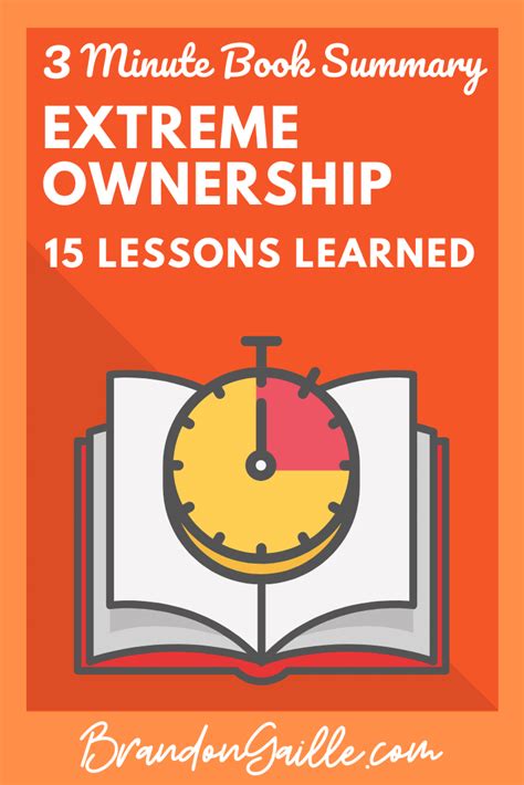 Extreme Ownership Speed Summary (3 Minutes) w/ PDF - BrandonGaille.com