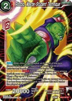 Piccolo Master Student Technique Starter Deck Ultimate Awakened Power