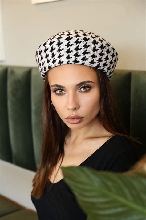 Womens Beret Womens Stylish Berets Cotton Beret Etsy