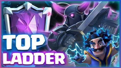 Top Ladder Push With Pekka Bridge Spam Clash Royale Youtube