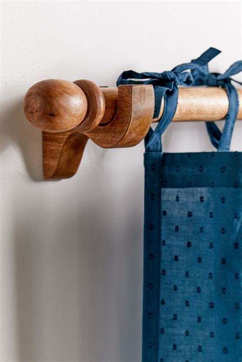 Mango Wood Curtain Rod Urban Outfitters In 2020 Wood Curtain Rods