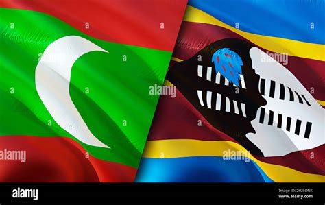 Maldives Eswatini Flag Hi Res Stock Photography And Images Alamy