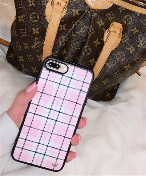 Lilac Reign Pink Plaid Case for iPhone 7/8 Plus Unique Iphone Cases ...