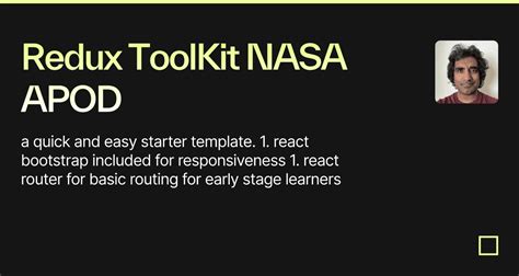 Redux Toolkit Nasa Apod Codesandbox