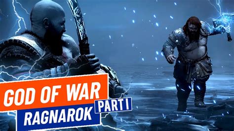 God Of War Ragnarok Gameplay On Ps5 Thor Vs Kratos Fight Youtube