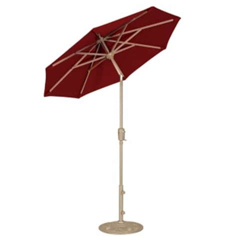 6 Push Button Tilt Aluminum Umbrella