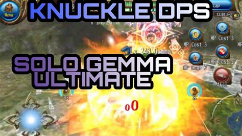 KNUCKLE DPS SOLO GEMMA ULTIMATE GAMEPLAY TORAM ONLINE YouTube