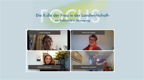 Fibl Focus Frauen In Der Landwirtschaft Ein Rollenbild In