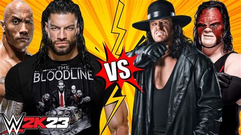 ROMAN REIGNS THE ROCK VS UNDERTAKER KANE WHO WILL WIN WWE