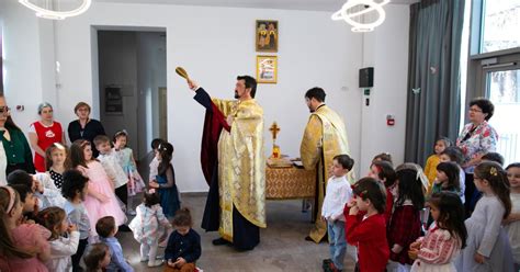 Moment de bucurie pentru copiii Grădiniței Patriarhiei Române