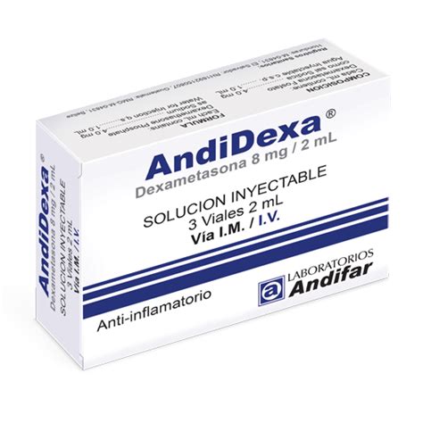 AndiDexa Dexametasona Inyectable Tienda Catracha Salud