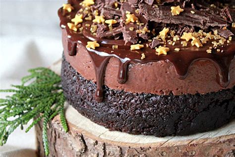 Chocolate Ganache Mousse Cake Recipe On Food