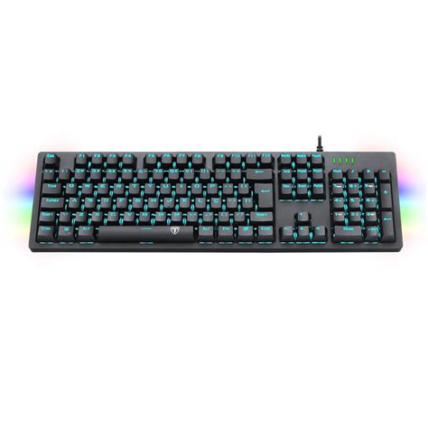 Teclado Mec Nico Gamer T Dagger Bermuda Led Azul Underglow Patoloco