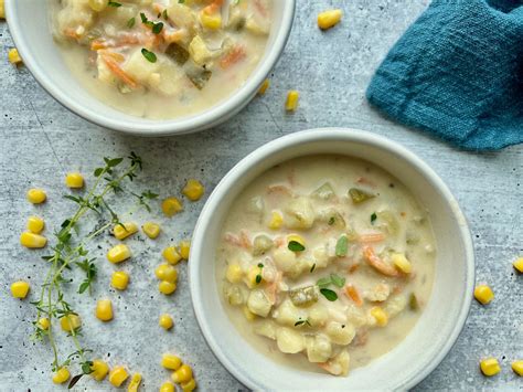 Summer Vegetable Chowder Eat Breathe Love