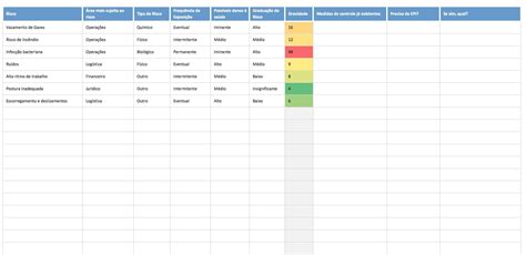 Planilha De Ppra E Pcmso Em Excel Luz Prime