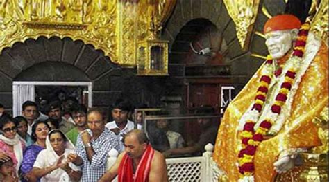 Devotee Donates 2 Kg Gold Sandals To Shirdis Saibaba Temple India