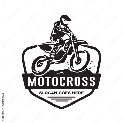 Motocross logo vector Stock Vector | Adobe Stock