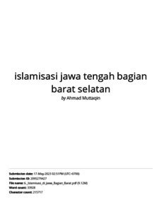 Bukti Cek Plagiarisme Similiarity Karya Ilmiah Ahmad Muttaqin