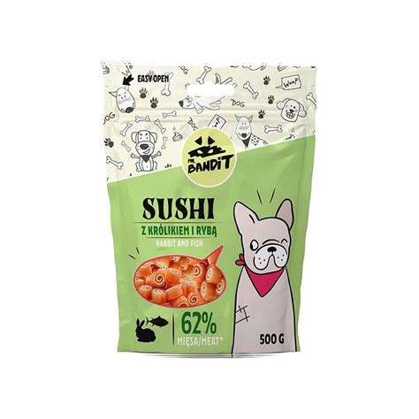 MR BANDIT SUSHI królik z rybą 500g