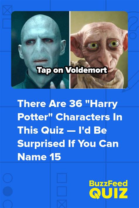 There Are 36 "Harry Potter" Characters In This Quiz — I'd Be Surprised If You Can Name 15 ...