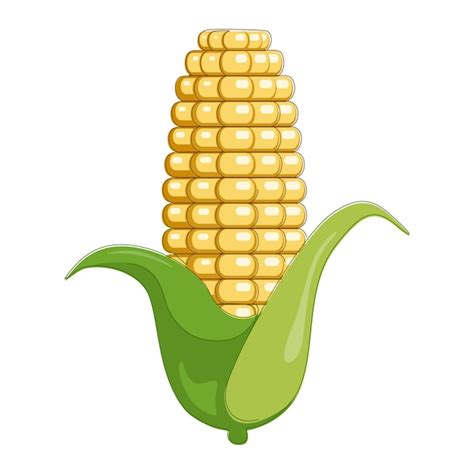 Premium Vector Hand Drawn Corn In Flat Design