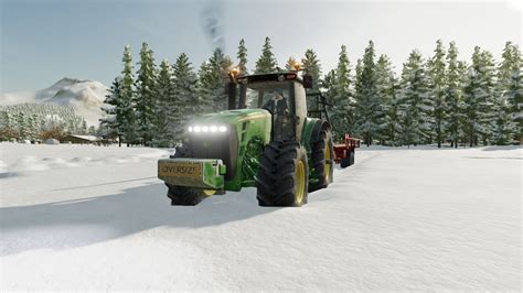 FS22 La baloți pe timp de iarnă cu un John Deere YouTube