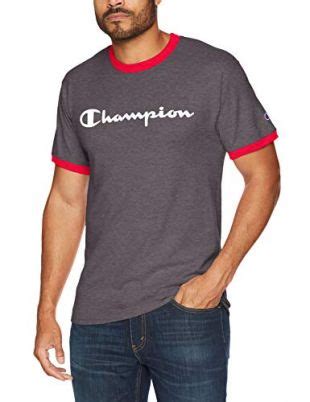 Champion Champion Men S Classic Jersey Graphic Ringer T Shirt