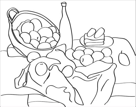 Still Life Coloring Pages Coloring Pages
